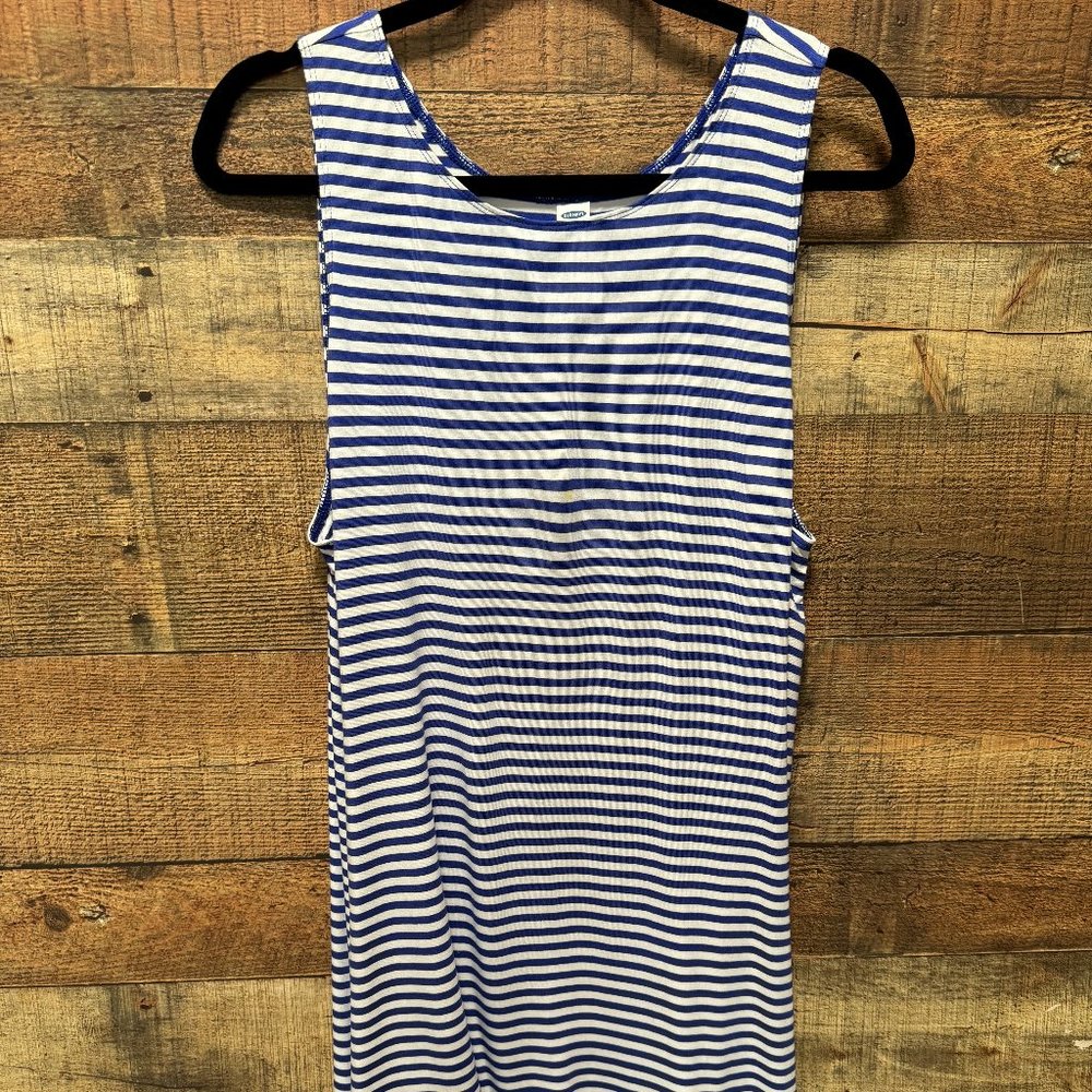 ON Blue and White Striped Dress